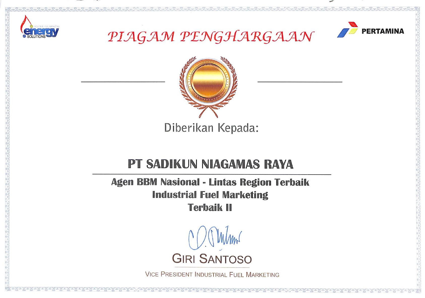 ational BBM Agent - Best II I 2012