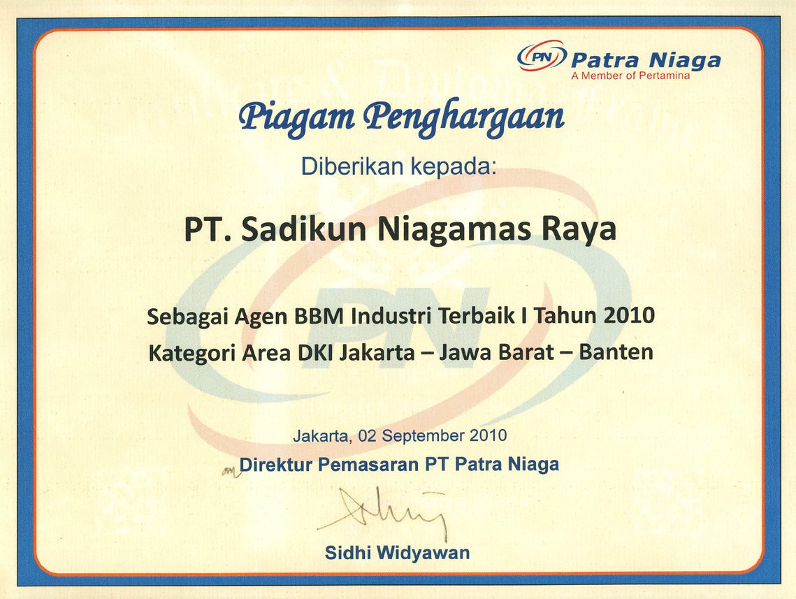 Best Industrial Fuel Agents 1 I 2010