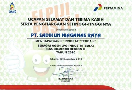 Best LPG Industrial Bulk - Domestic Gas Region II I 2010